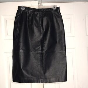 Women’s Jones Wear Leather Skirt